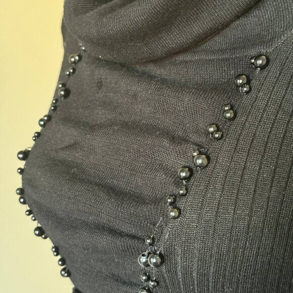 B.RELAXX Stretchy Sexy Sweater Dress in Black - Size Small - Picture 2 of 8